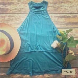 Tiered halter tank NWOT size Medium